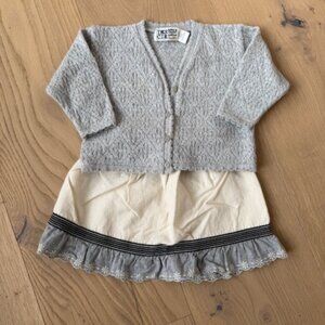 IKKS 2-Piece Sweater & Skirt Set – Size 18-24 Months